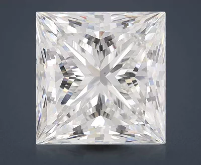 6.43ct G VS1 Rare Carat Ideal Cut Princess Lab Grown Diamond