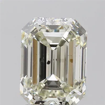 2.01ct J SI2 Very Good Cut Emerald Diamond