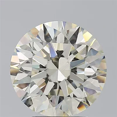 4.01ct K SI1 Rare Carat Ideal Cut Round Diamond