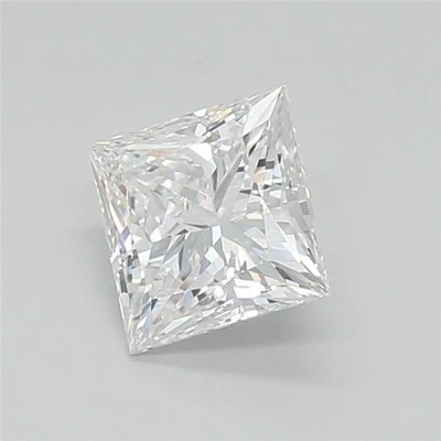 1.05ct E VVS2 Rare Carat Ideal Cut Princess Lab Grown Diamond