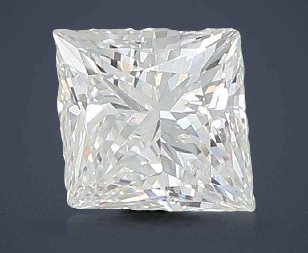 1.05ct E VVS2 Rare Carat Ideal Cut Princess Lab Grown Diamond