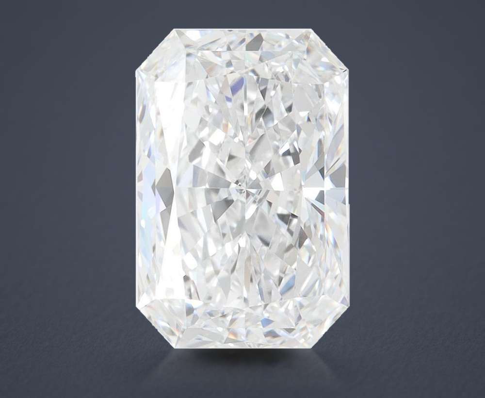 4.08ct D VVS2 Rare Carat Ideal Cut Radiant Lab Grown Diamond