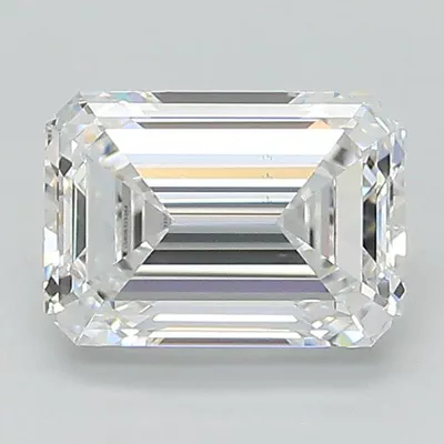 1.46ct E VS2 Rare Carat Ideal Cut Emerald Lab Grown Diamond