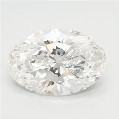4.03ct F VS1 Rare Carat Ideal Cut Oval Lab Grown Diamond