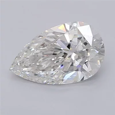 2.05ct G VVS2 Rare Carat Ideal Cut Pear Lab Grown Diamond