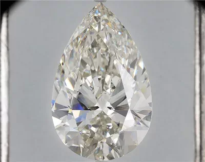 30.07ct H VVS2 Rare Carat Ideal Cut Pear Lab Grown Diamond