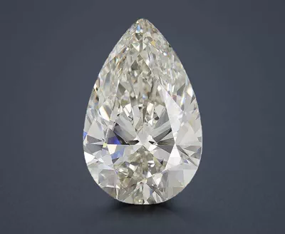 30.07ct H VVS2 Rare Carat Ideal Cut Pear Lab Grown Diamond