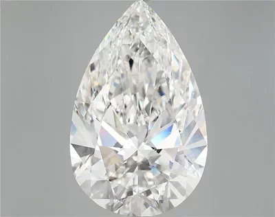 11.04ct F VVS2 Rare Carat Ideal Cut Pear Lab Grown Diamond