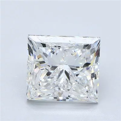 4.01ct G SI1 Very Good Cut Princess Diamond