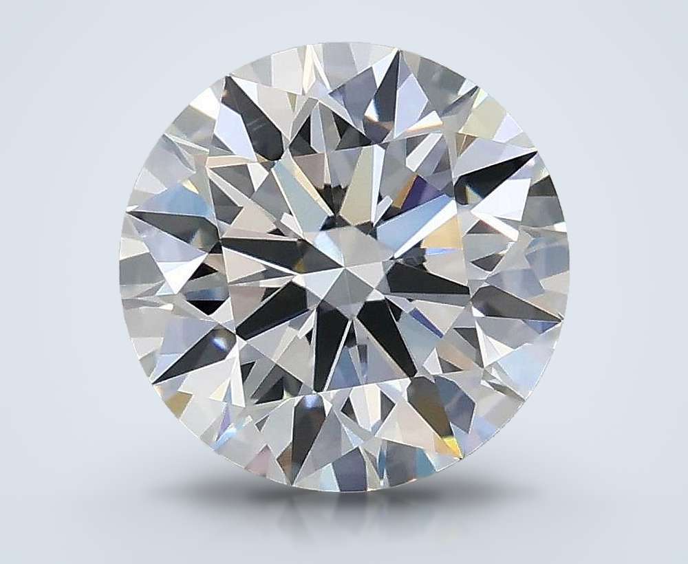 1.57ct D VVS2 Rare Carat Ideal Cut Round Lab Grown Diamond