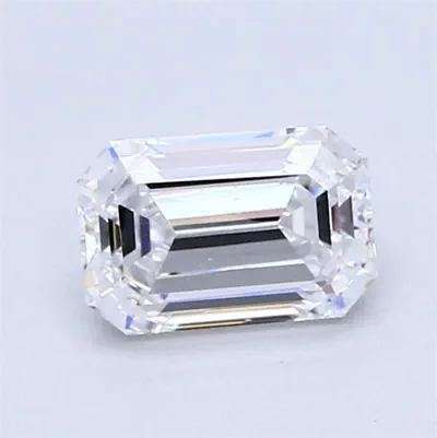 0.89ct D SI1 Very Good Cut Emerald Diamond