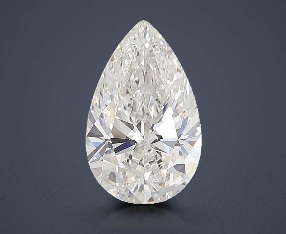 5.45ct G VVS2 Rare Carat Ideal Cut Pear Lab Grown Diamond