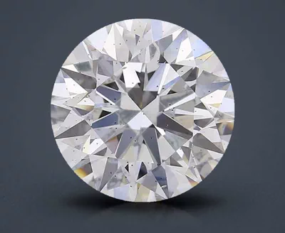 3.86ct E SI2 Rare Carat Ideal Cut Round Lab Grown Diamond
