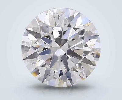 3.86ct E SI2 Rare Carat Ideal Cut Round Lab Grown Diamond