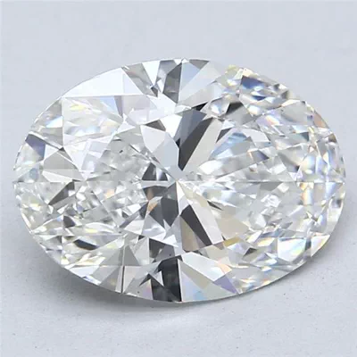 3.04ct E VS1 Rare Carat Ideal Cut Oval Lab Grown Diamond