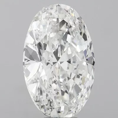 10.04ct F VS2 Rare Carat Ideal Cut Oval Lab Grown Diamond