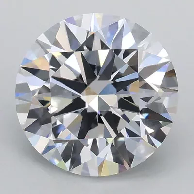 1.58ct D VVS2 Rare Carat Ideal Cut Round Lab Grown Diamond