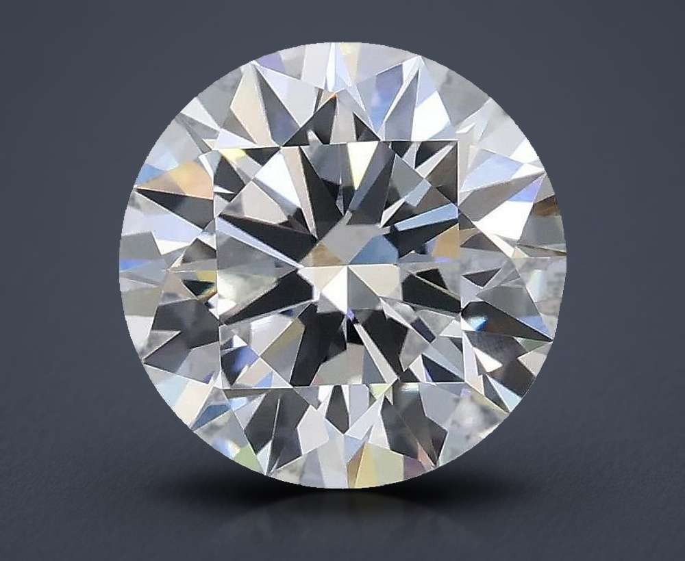 1.58ct D VVS2 Rare Carat Ideal Cut Round Lab Grown Diamond