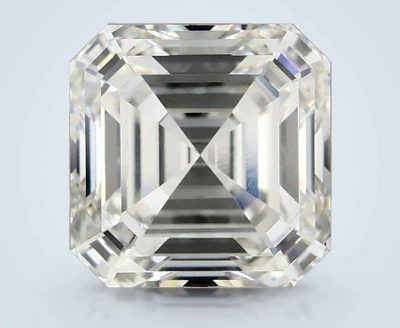 4.08ct F VVS2 Rare Carat Ideal Cut Asscher Lab Grown Diamond