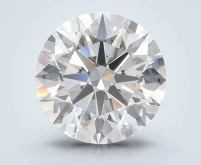 4.10ct D FL Rare Carat Ideal Cut Round Lab Grown Diamond