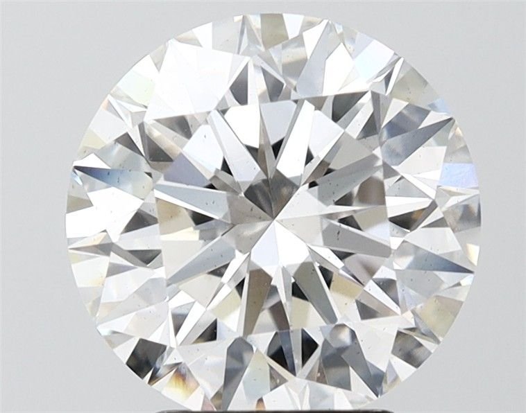 3.65ct E SI1 Rare Carat Ideal Cut Round Lab Grown Diamond