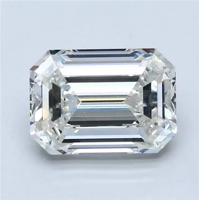 3.03ct I VS2 Rare Carat Ideal Cut Emerald Diamond