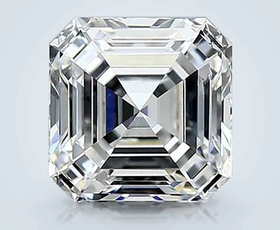2.01ct D VS1 Rare Carat Ideal Cut Asscher Lab Grown Diamond