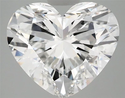 4.90ct F VS1 Rare Carat Ideal Cut Heart Lab Grown Diamond