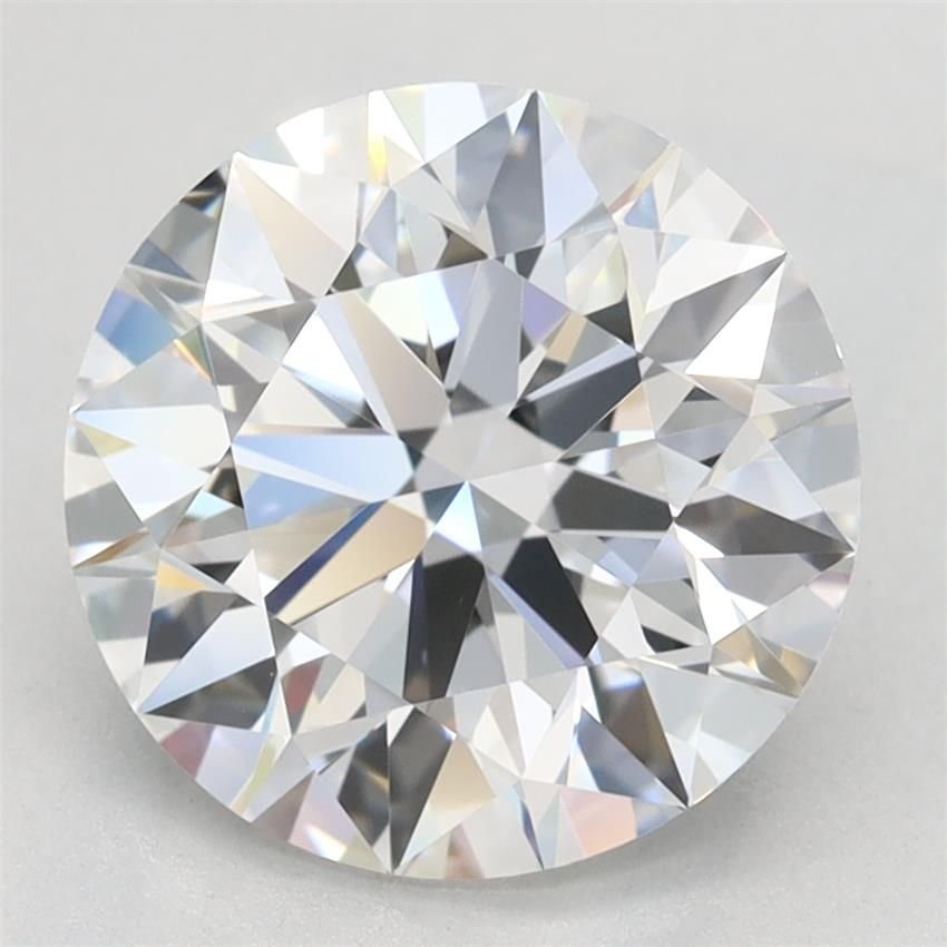 2.87ct D VVS1 Rare Carat Ideal Cut Round Lab Grown Diamond