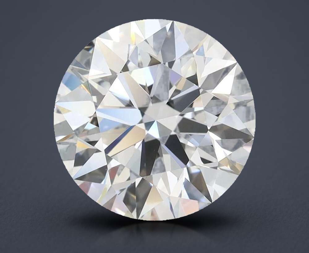 2.87ct D VVS1 Rare Carat Ideal Cut Round Lab Grown Diamond