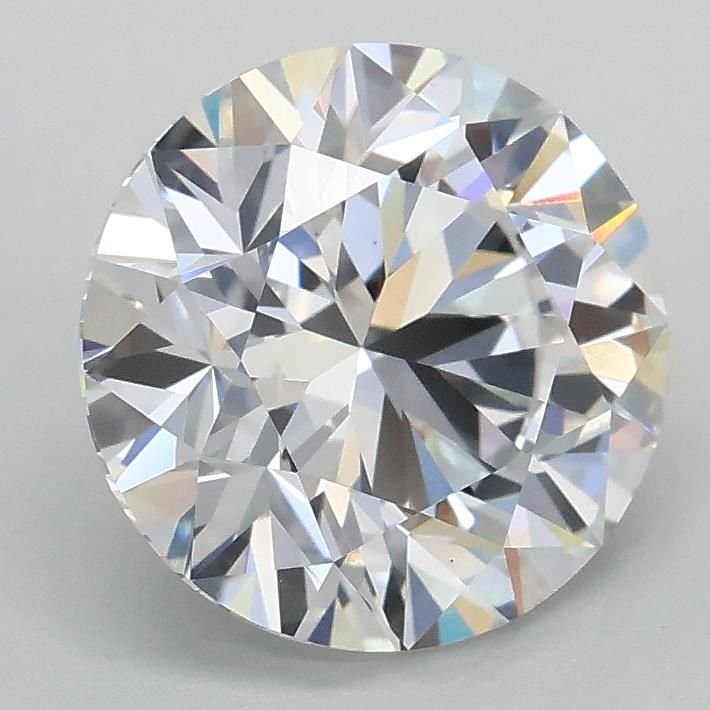2.01ct D VS1 Excellent Cut Round Lab Grown Diamond