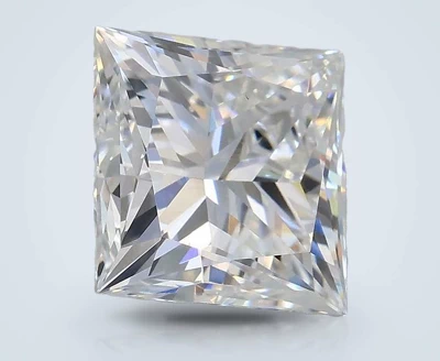 3.08ct E VS1 Rare Carat Ideal Cut Princess Lab Grown Diamond