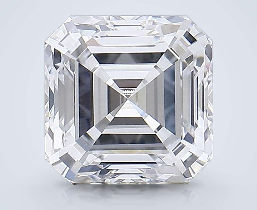 2.81ct E VS2 Rare Carat Ideal Cut Asscher Lab Grown Diamond