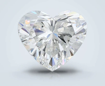 6.08ct E VVS2 Very Good Cut Heart Lab Grown Diamond
