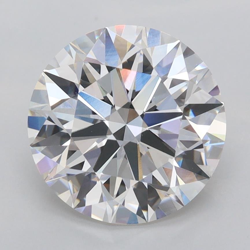 3.03ct E VVS1 Rare Carat Ideal Cut Round Lab Grown Diamond