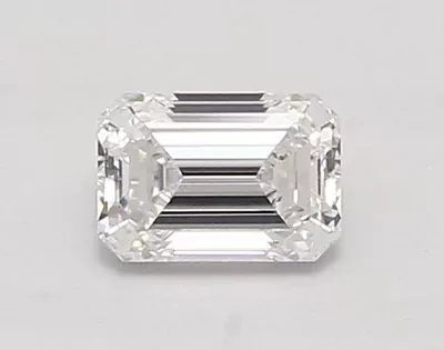 0.77ct D VVS2 Excellent Cut Emerald Lab Grown Diamond