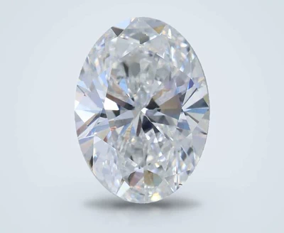 4.03ct E VS1 Rare Carat Ideal Cut Oval Lab Grown Diamond