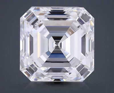 7.04ct D VVS2 Rare Carat Ideal Cut Asscher Lab Grown Diamond