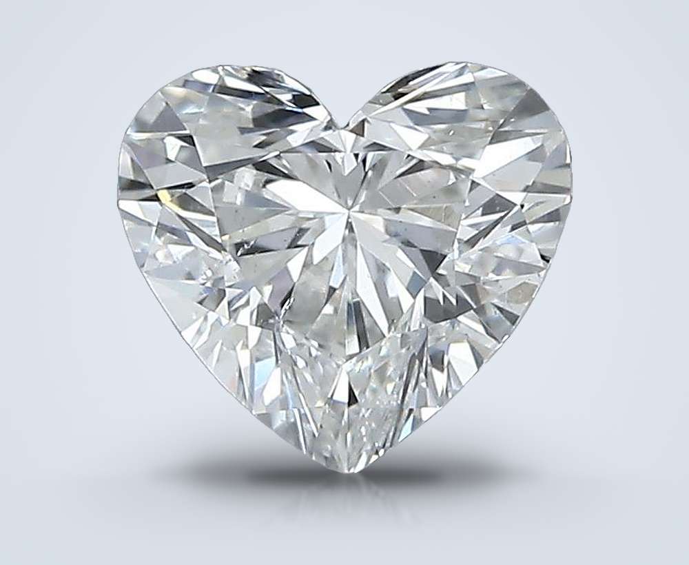 0.64ct G SI2 Rare Carat Ideal Cut Heart Diamond