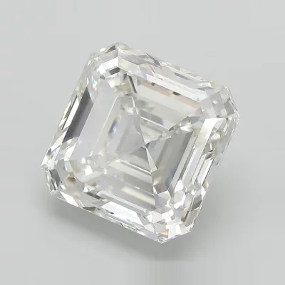 10.55ct G VVS2 Very Good Cut Asscher Lab Grown Diamond