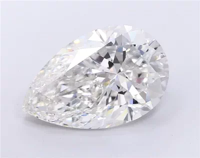 12.13ct F VS2 Very Good Cut Pear Lab Grown Diamond