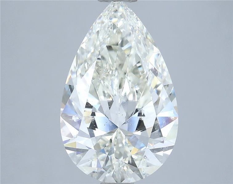 3.50ct I SI1 Rare Carat Ideal Cut Pear Diamond