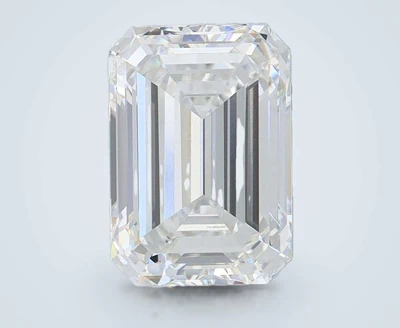 3.03ct F VS1 Rare Carat Ideal Cut Emerald Lab Grown Diamond