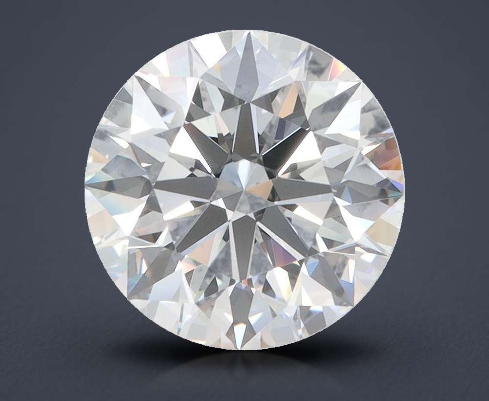 4.07ct D FL Rare Carat Ideal Cut Round Lab Grown Diamond