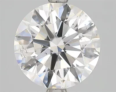 2.82ct F SI2 Rare Carat Ideal Cut Round Diamond