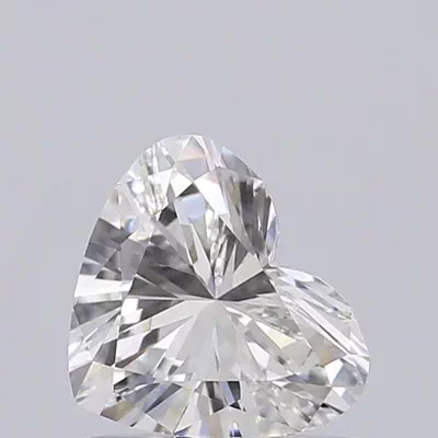 0.60ct F VVS1 Good Cut Heart Lab Grown Diamond