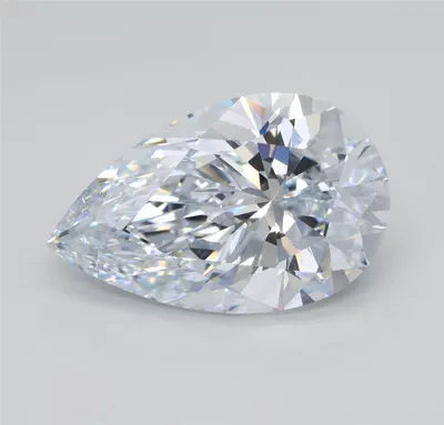 5.07ct H VS1 Rare Carat Ideal Cut Pear Lab Grown Diamond