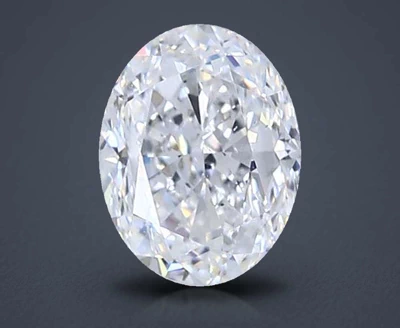 2.01ct D SI1 Good Cut Oval Diamond