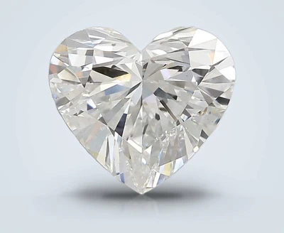 3.09ct D VS1 Rare Carat Ideal Cut Heart Lab Grown Diamond
