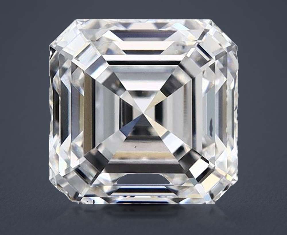 1.51ct E VS1 Rare Carat Ideal Cut Asscher Lab Grown Diamond